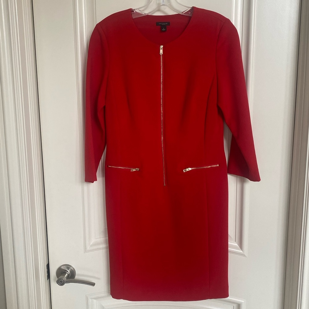 Ann Taylor Red Dress - Size 2 - NWOT